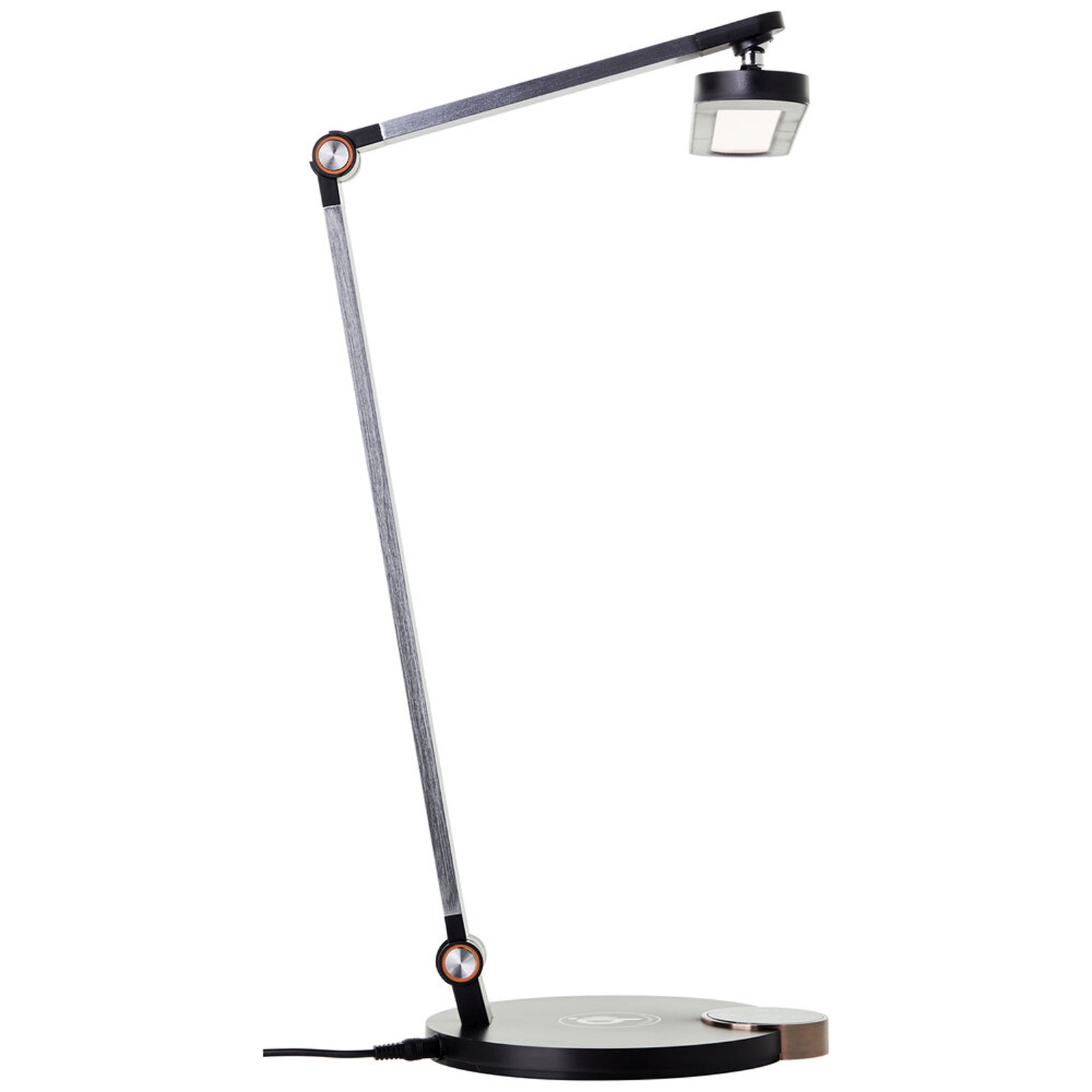 LED Tischleuchte 40 x 18.7 x 51.8 cm Schwarz Metall Tischlampe Basic Lichtfarbe: Variabel dimmbar von A.S. Creation