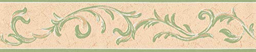 A.S. Création Livingwalls Bordüre Meistervlies Borte 5,00 m x 0,13 m beige braun grün Made in Germany 789426 7894-26 von A.S. Création