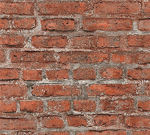 Steintapete selbstklebend - Backsteintapete rot weiß - Tapete mit Backsteinoptik - 3D Steintapete - 0,52 x 2,5m - Made in Germany Steintapete selbstklebend - Backsteintapete rot weiß - Tapete mit Backsteinoptik - 3D Steintapete - 0,52 x 2,5m - Made in Germany von A.S. Création