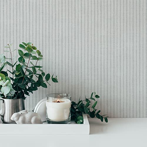 A.S. Création Streifentapete Creme Grau - A.S. Création Maison Charme 390763 - Vliestapete - 10,05 m x 0,53 m Made in Germany von A.S. Création