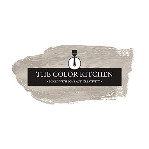 THE COLOR KITCHEN helle Wandfarbe - Malerfarbe für Wohnzimmer und Schlafzimmer - matte Innenfarbe in Taupe - 2,5l Deckfarbe in TCK1017 von Livingwalls