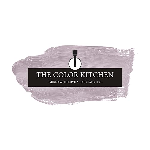 THE COLOR KITCHEN helle Wandfarbe - Malerfarbe für Wohnzimmer und Schlafzimmer - matte Innenfarbe in Violett - 2,5l Deckfarbe in TCK2004 von Livingwalls