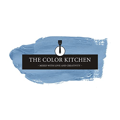 THE COLOR KITCHEN kräftige Wandfarbe - Malerfarbe für farbenfrohe Räume - matte Innenfarbe in Blau - 2,5l Deckfarbe in TCK3004 von A.S. Création