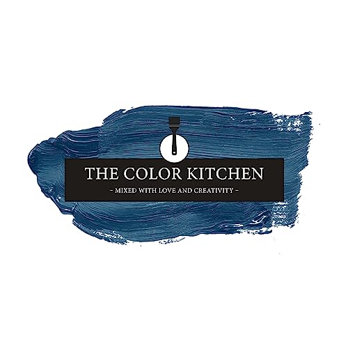 Livingwalls THE COLOR KITCHEN kräftige Wandfarbe - Malerfarbe für farbenfrohe Räume - matte Innenfarbe in Blau - 5l Deckfarbe in TCK3005 von Livingwalls