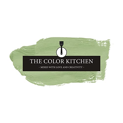 Livingwalls THE COLOR KITCHEN kräftige Wandfarbe - Malerfarbe für farbenfrohe Räume - matte Innenfarbe in Grün - 2,5l Deckfarbe in TCK4008 von Livingwalls