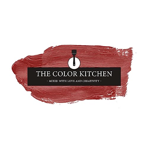 THE COLOR KITCHEN kräftige Wandfarbe - Malerfarbe für farbenfrohe Räume - matte Innenfarbe in Rot - 5l Deckfarbe in TCK7005 von A.S. Création