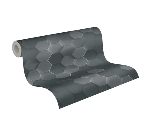 A.S. Création PrintWalls Vliestapete in 3D Optik Waben 0,53 x 10,05 m - 3D-Tapete Dunkelgrau Made in Germany - 387233 A.S. Création PrintWalls Vliestapete in 3D Optik Waben 0,53 x 10,05 m - 3D-Tapete Dunkelgrau Made in Germany - 387233 von A.S. Création