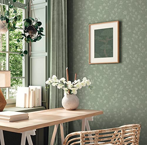 A.S. Création Nara Vliestapete mit floralem Muster 0,53 x 10,05 m – Grün, Hellgrün – Blumentapete mit Blättermotiv Made in Germany – 387473 A.S. Création Nara Vliestapete mit floralem Muster 0,53 x 10,05 m – Grün, Hellgrün – Blumentapete mit Blättermotiv Made in Germany – 387473 von Livingwalls