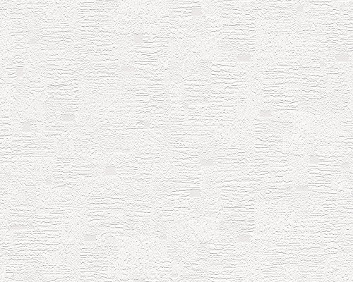 Tapete Simply White 2 - 1005 x 53 cm von A.S. Création