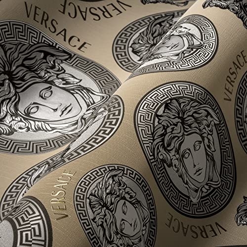 A.S. Création VERSACE WALLPAPER Beige Silber Gold Grau Luxus Tapete Vliestapete Logo Medusa 386114 10,05x0,70m Made in Germany A.S. Création VERSACE WALLPAPER Beige Silber Gold Grau Luxus Tapete Vliestapete Logo Medusa 386114 10,05x0,70m Made in Germany von A.S. Création