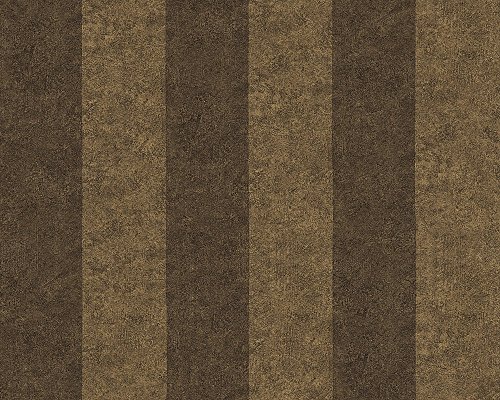 A.S. Création VERSACE WALLPAPER Vliestapete - Pompei Luxustapete gestreift - 10,05 m x 0,70 m - braun metallic schwarz - Designertapete Made in Germany - 962171 96217-1 A.S. Création VERSACE WALLPAPER Vliestapete - Pompei Luxustapete gestreift - 10,05 m x 0,70 m - braun metallic schwarz - Designertapete Made in Germany - 962171 96217-1 von A.S. Création