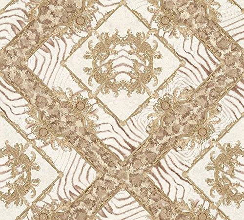 A.S. Création VERSACE WALLPAPER Vliestapete Vasmara Luxustapete mit Zebramuster 10,05 m x 0,70 m beige braun metallic Made in Germany 349041 34904-1 A.S. Création VERSACE WALLPAPER Vliestapete Vasmara Luxustapete mit Zebramuster 10,05 m x 0,70 m beige braun metallic Made in Germany 349041 34904-1 von A.S. Création