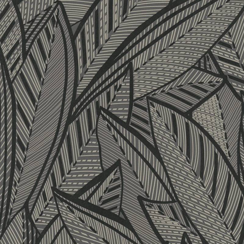 Vliestapete 399334 Schwarz Bäume Blätter French Affair  A.S. Creation von A.S. Creation