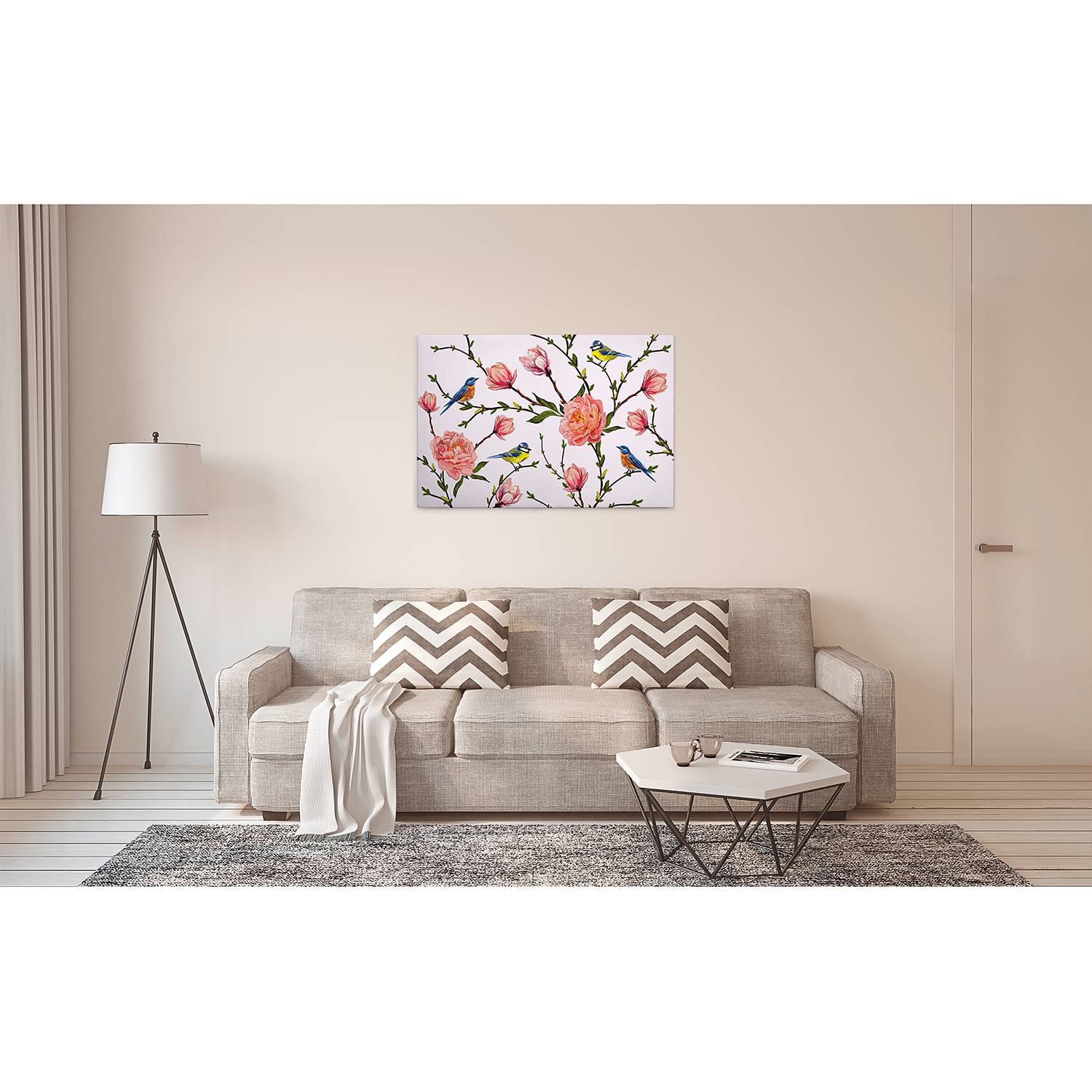 Wandbild Blumen und Vögel Wandbild Blumen und Vögel von A.S. Création