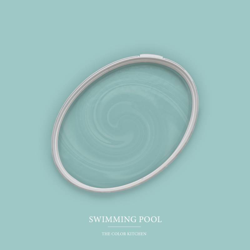Wandfarbe Grün matt | The Color Kitchen Swimming Pool | Exklusive Innendispersion Hohe Deckkraft Wandfarbe Grün matt | The Color Kitchen Swimming Pool | Exklusive Innendispersion Hohe Deckkraft von A.S. Creation