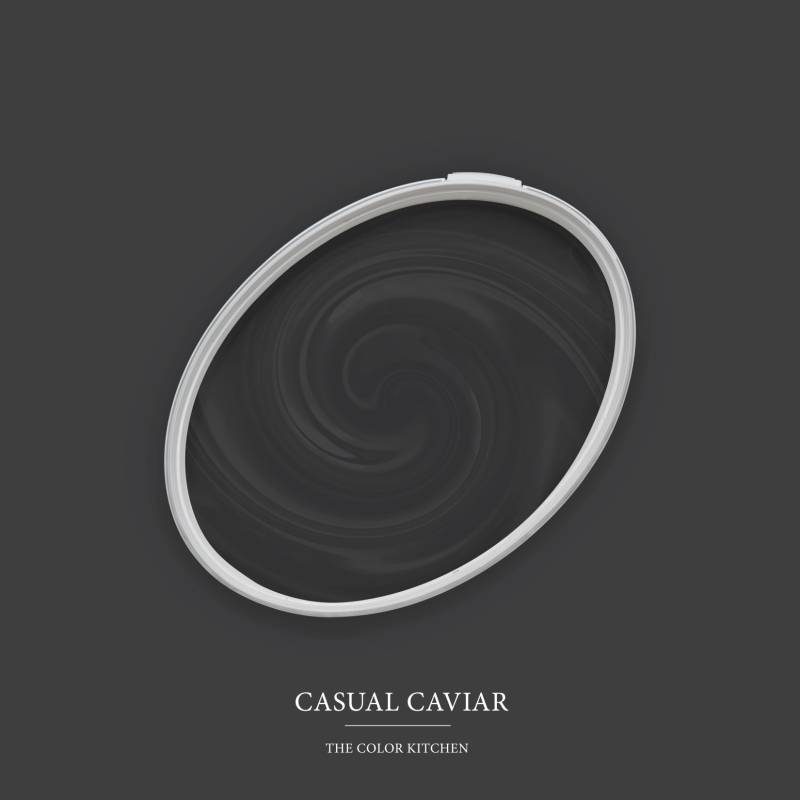 Wandfarbe Schwarz matt | The Color Kitchen Casual Caviar | Exklusive Innendispersion Hohe Deckkraft Wandfarbe Schwarz matt | The Color Kitchen Casual Caviar | Exklusive Innendispersion Hohe Deckkraft von A.S. Creation