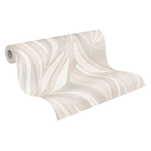 livingwalls Hot Spots Motivtapete 10,05 m x 0,53 m mit Blattmuster - Creme, Beige, Hellgrau, Gold, Metallic - Vliestapete, Wanddeko im tropischen Stil Made in Germany - 786554 livingwalls Hot Spots Motivtapete 10,05 m x 0,53 m mit Blattmuster - Creme, Beige, Hellgrau, Gold, Metallic - Vliestapete, Wanddeko im tropischen Stil Made in Germany - 786554 von A.S. Création