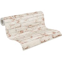 A.S.Creation Vliestapete Best of Wood`n Stone 2nd Edition Steine rot B/L: ca. 53x1005 cm von A.S.Creation