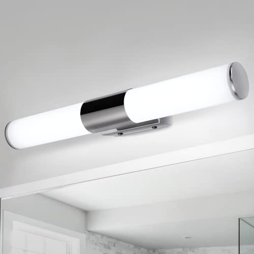 A.T.Lums LED Spiegelleuchte Bad - 12W Badezimmer Lampe 42CM, Neutralweiß 4000K 900LM, IP44 Wasserdicht, Badlampe Wand als Wandbeleuchtung für Badezimmerlampe Wand von A.T.Lums