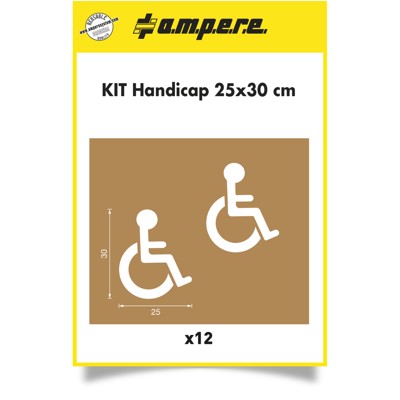 Schablonen KIT Handicap 25x30cm -12 Schablonen Schablonen KIT Handicap 25x30cm -12 Schablonen von A.m.p.e.r.e