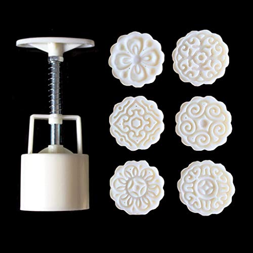 A0127 Orientalische Backform Mooncake Deko 50 g Teig DIY Stempel 3D von A0127