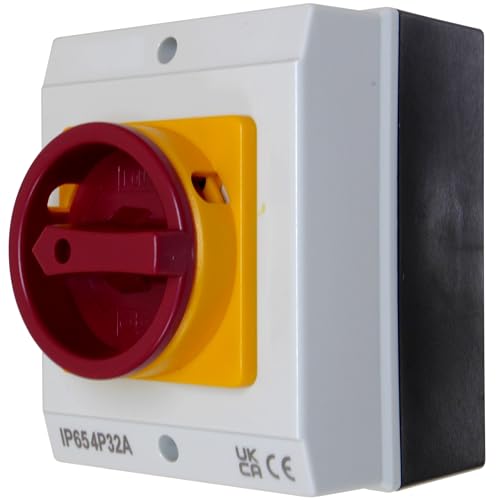 Drehtrennschalter, Drehschalter Hutschiene, 32 A, 4-polig oder 3-polig, IP65, wetterfest, 230 V, 415 V von A1 ELECTRICS A1ELECTRICS.COM