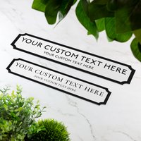 Personalisierter Benutzerdefinierter Text Street Style Zeichen Acryl Uv Gedruckt Geburtstag Weihnachten Muttertag Vatertagsgeschenk von A1GraphicsLtd
