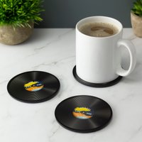 Personalisierter Schallplattenuntersetzer Runder Acryl-Getränkeuntersetzer - Neuheit Geschenk von A1GraphicsLtd