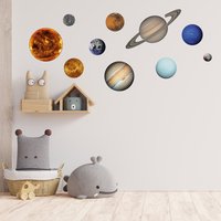 Sonnensystem Wand Kunst Aufkleber Weltraum Themed Vinyl Kinderzimmer Sonnensystem Wand Kunst Aufkleber Weltraum Themed Vinyl Kinderzimmer von A1GraphicsLtd