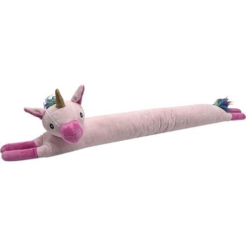 A2Z Zugluftstopper mit Tiergesicht, 78 cm, Zugluftstopper für Tür und Fenster, Zugluftstopper Einhorn von A2Z