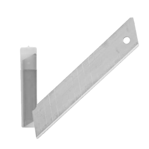 A2ZWORLD 10 Stück Cutterklingen 25 mm, Ersatzklingen Breite 25 mm, für Cuttermesser (EMI) von A2ZWORLD