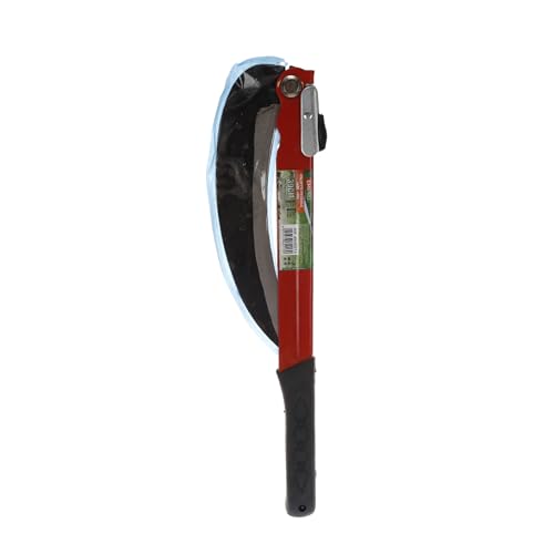 A2ZWORLD Faltbare Sichel, 39 cm, Klinge 24 cm, Mehrzweck-Gartenarbeit, Sense zum Unkraut, tragbare Sicherheitssichel für Notfall-Wandergeräte von A2ZWORLD
