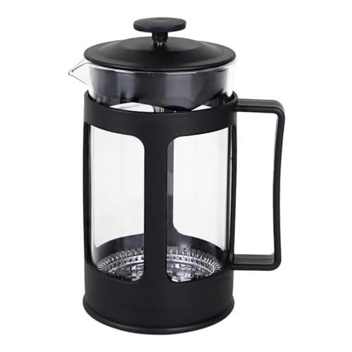 A2ZWORLD Kaffeekanne/Teekanne, doppelwandig, French Press mit Filter, PressoFilter aus Borsoilikatglas (600 Milliliter) von A2ZWORLD