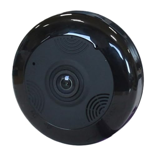 A2ZWORLD WiFi Kamera 360° (Fisheye, HD 960p, 2 MP), Überwachungskamera für Kinderzimmer, Wohnzimmer, Innenbereich, Zwei-Wege-Audio + Videowiedergabe von A2ZWORLD