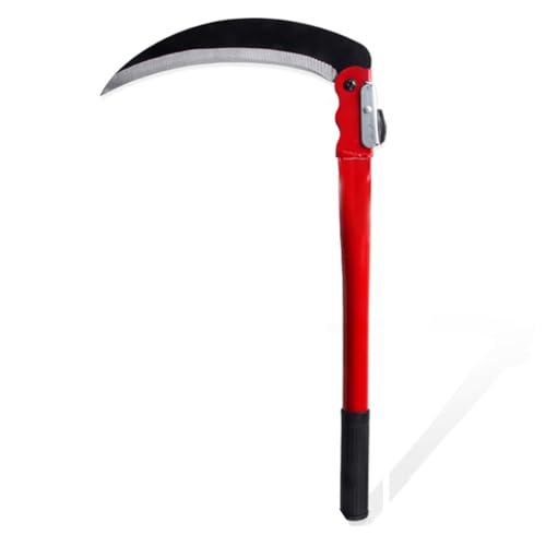 Faltbare Sichel, Mehrzweck-Gartenarbeit, Unkrautsense, tragbare Sicherheitssichel (390 mm lang, 230 mm Klinge) von A2ZWORLD