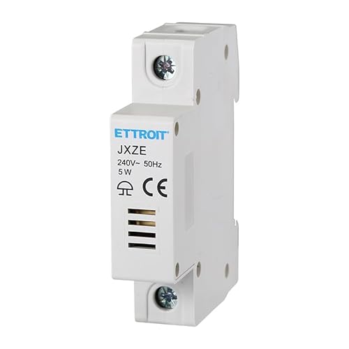 Klingelton DIN 220-240 V 5 W, elektrische Türklingel, 1 DIN-Modul, Montage auf DIN-Schiene, 35 mm, für akustische Signalisierung elektrischer Anlagen von A2ZWORLD