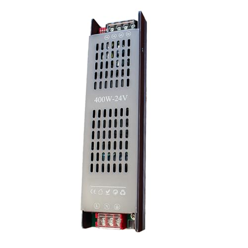 LED Netzteil Slim 24V DC, 400W, dimmbarer Trafo zu DIP (25%-100%), Input 200-240V AC, IP20 von A2ZWORLD