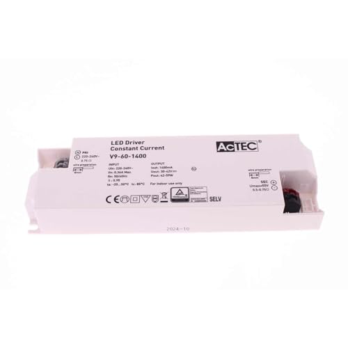 LED-Treiber DC Konstantstrom 1400 mA 30 V-42 VDC zur Stromversorgung von LED max. 60 W LED-Treiber DC Konstantstrom 1400 mA 30 V-42 VDC zur Stromversorgung von LED max. 60 W von A2ZWORLD