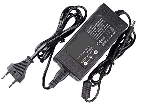 LEDLUX CV7248 Trafo Netzteil 78 W 24 V 3,25 A mit Haushaltssteckdose 220 V auf DC 24 V Schwarz (78 W 24 V 3,25 A) von A2ZWORLD