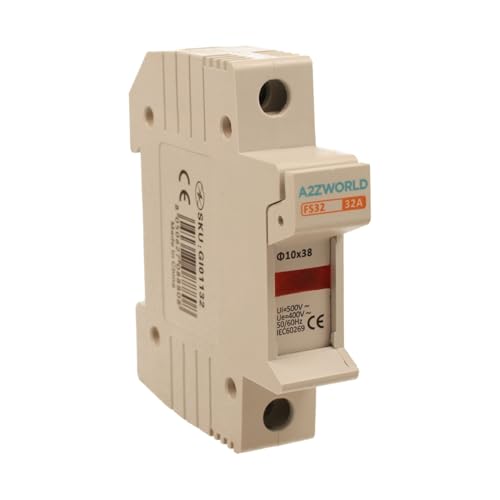 Modularer AC-Sicherungshalter, D10X38mm 32A AC 500V, 1P nur 1-polig, benötigt 1 DIN-Modul, IP20 IEC60269 Modularer AC-Sicherungshalter, D10X38mm 32A AC 500V, 1P nur 1-polig, benötigt 1 DIN-Modul, IP20 IEC60269 von A2ZWORLD