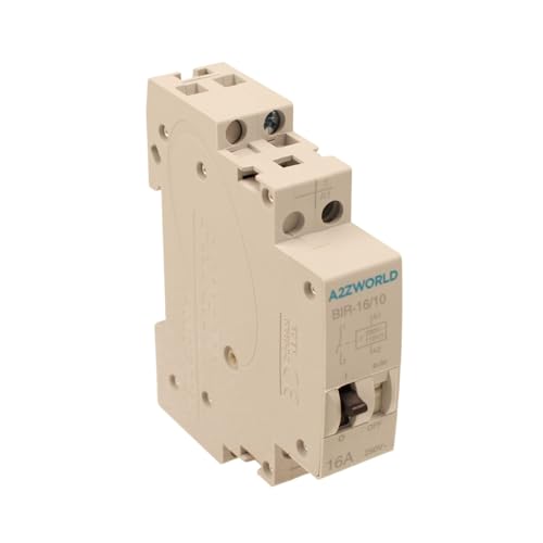 Modulares Schrittrelais, 1 Kontakt NO, Impulse Relay, Slim 1 Modul DIN 16A, AC230V/DC110V IP20, zertifiziert IEC60669-2-2, Modell BIR-16/10 Modulares Schrittrelais, 1 Kontakt NO, Impulse Relay, Slim 1 Modul DIN 16A, AC230V/DC110V IP20, zertifiziert IEC60669-2-2, Modell BIR-16/10 von A2ZWORLD