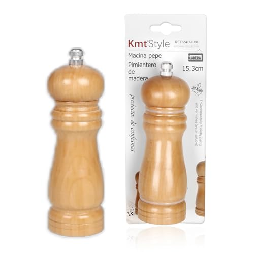 A2ZWORLD Pfeffermühle, Salzmühle, Gewürzmühle, Salzmühle Pfeffermühle (Small 15,3 cm, Beige) von A2ZWORLD