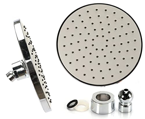 Runder Regenduschkopf, Duschkopf Slim, runde Form Durchmesser 190 mm, Farbe Chrom Runder Regenduschkopf, Duschkopf Slim, runde Form Durchmesser 190 mm, Farbe Chrom von A2ZWORLD