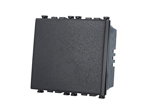 SANDASDON SD90001-1 Schalter 2M 1P 16A unipolar schwarz kompatibel Vimar Arke von A2ZWORLD