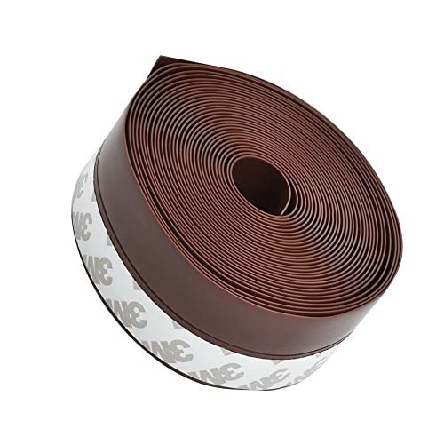 Zugluftstopper für Türen und Fenster, 3 Meter lang (35 mm, braun) von A2ZWORLD