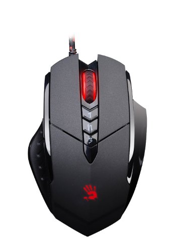 A4Tech V7A Maus USB Optisch 3200 DPI Schwarz, Rot - Mäuse (Optisch, USB, 3200 DPI, Schwarz, Rot) von A4tech