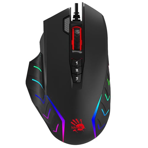 A4tech J95S Stone Black USB Gaming Maus, Optischer Sensor BC3332-S, Light Strike-Technologie, DPI: 100-8000 A4tech J95S Stone Black USB Gaming Maus, Optischer Sensor BC3332-S, Light Strike-Technologie, DPI: 100-8000 von A4tech