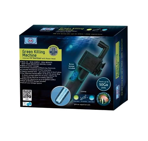 AA Aquarium GKM 9W Green Killing Machine Interner UV-C Klärer mit Pumpenkopf von AA
