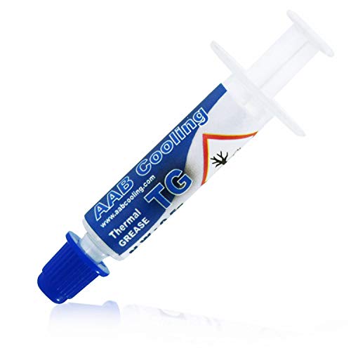 AABCOOLING Thermal Grease 0,5g - Wärmeleitpaste Weiß - Mit Hoher Wärmeleitfähigkeit für Alle CPU-PC Kühler-Lüfter Prozessor, Wasserkühlung, Niedriger Thermischer Wiederstand, Wärmeleitpad 1.5 W/mK von AABCOOLING