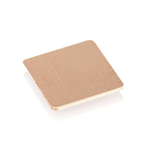 AABCOOLING Copper Pad 15 x 15mm - EIN Wärmelietpad aus gualitativ hochwertigem Kupfer mit hoher Wärmeleitfähigkeit - 401W/mk (0.6mm) von AABCOOLING
